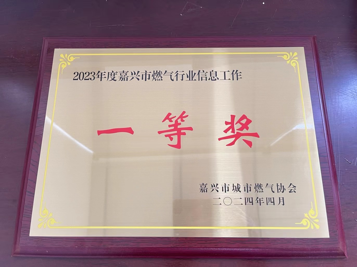 499.2023年度嘉興市燃?xì)庑袠I(yè)信息工作一等獎(jiǎng).jpg